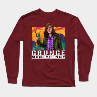 Grunge Moneypenny - Dark Long Sleeve T-Shirt